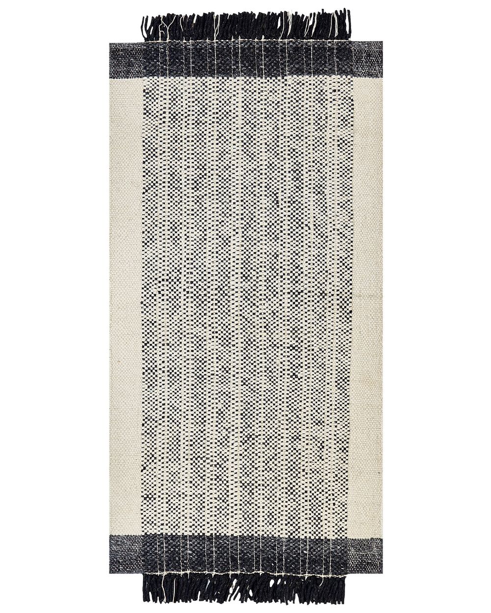 Tappeto KETENLI Bianco 80 x 150 cm Lana