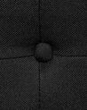 Fauteuil en tissu noir FLORLI_704016