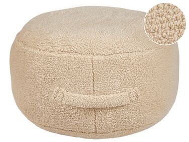 Puf beige ADLANA 