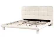 Bed Boucle CRESSAT 180 x 200 cm (EU Super King) Off-White_1009066