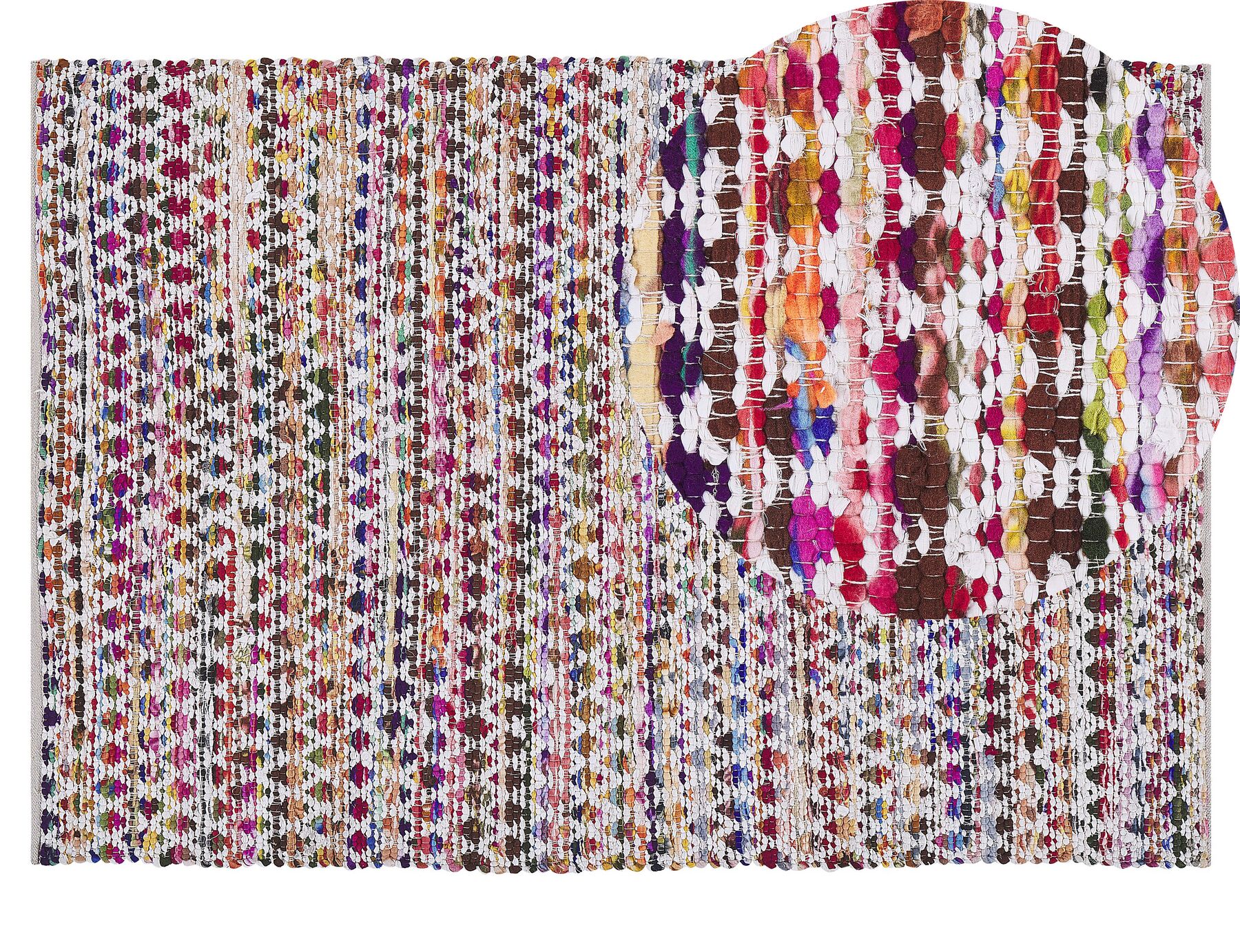 Tappeto cotone multicolore 140 x 200 cm ARAKLI_520555