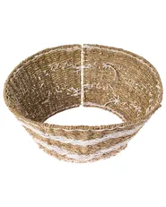 Osłonka pod choinkę HIVER 51 cm Trawa morska Naturalny_1011199
