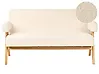 Sofa 2 Seater TAMRE Boucle Off-White/ Light Brown