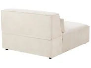 Modular Sofa 3 Seater HELLNAR Velvet Light Beige_910994