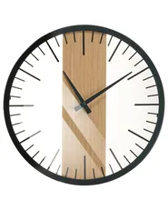 Wall Clock VILLORA 38 cm Brown/ Black_827750