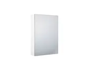 Bathroom Wall Mounted Mirror Cabinet PRIMAVERA 40 cm 60 cm White_785530