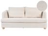 Sofa dla 3 osób RATTVIK Boucle Złamana biel