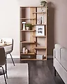 8 Tier Bookcase FONTAS 180 cm Light Brown