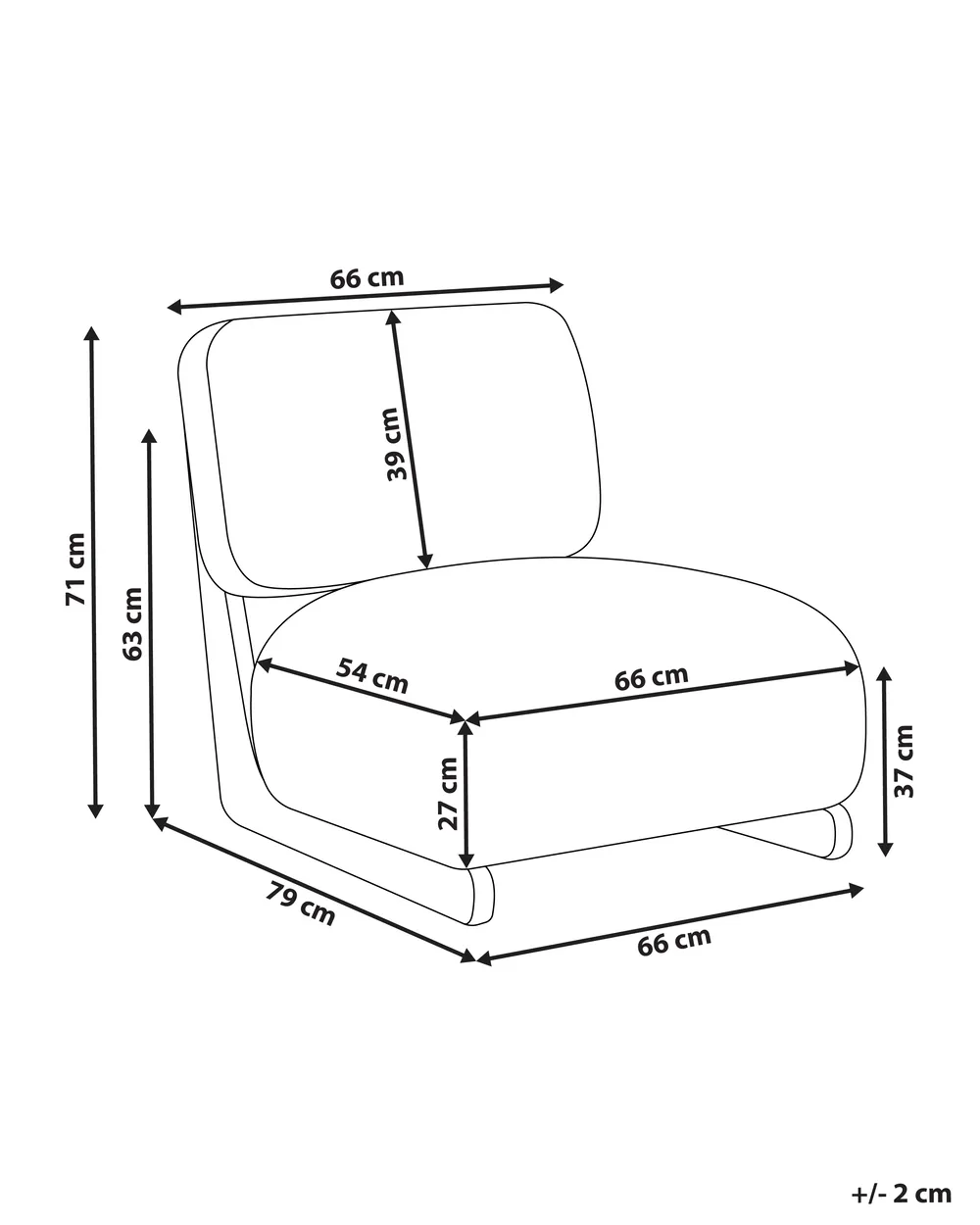 Armchair KOKKOLA Fabric Light Beige_967045