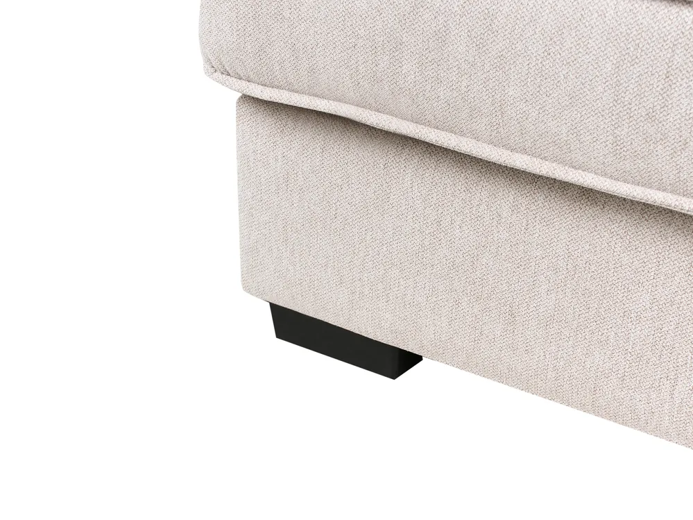 Corner Sofa RENDERS Fabric Light Beige Left Hand_988171