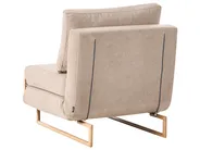 Living Room Set 6 Seater JERSLEV Fabric Light Brown_1013422
