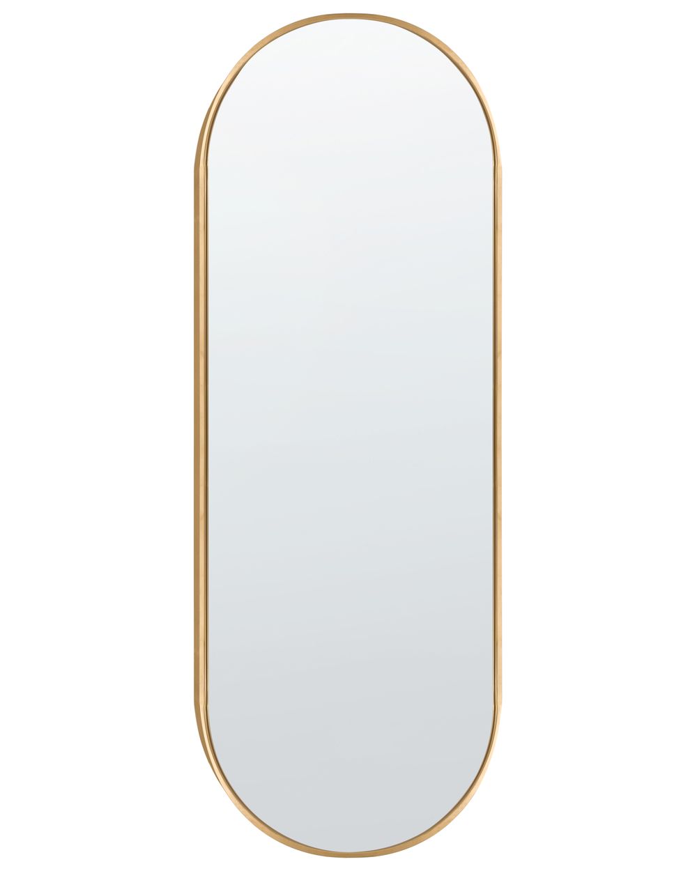 Lustro ścienne AZEVILLE 46 cm 122 cm Metal Złoty