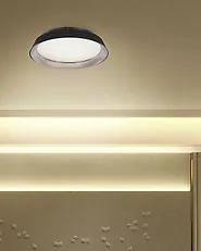 Lampadario a LED BILIN Metallo Nero_1183376