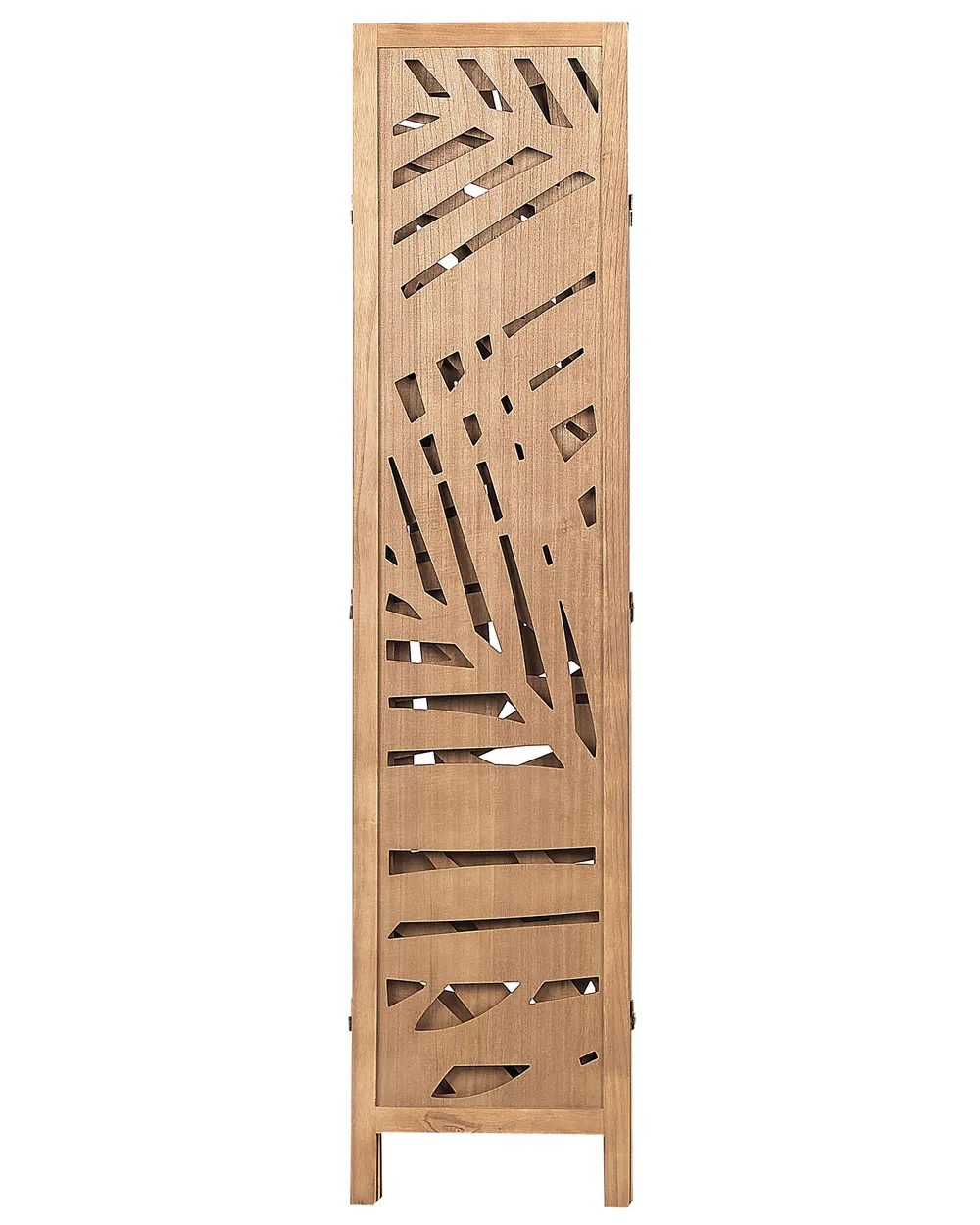 3-panelowy parawan pokojowy VERNAGO 122 cm 170 cm Jasnobrązowy_874104