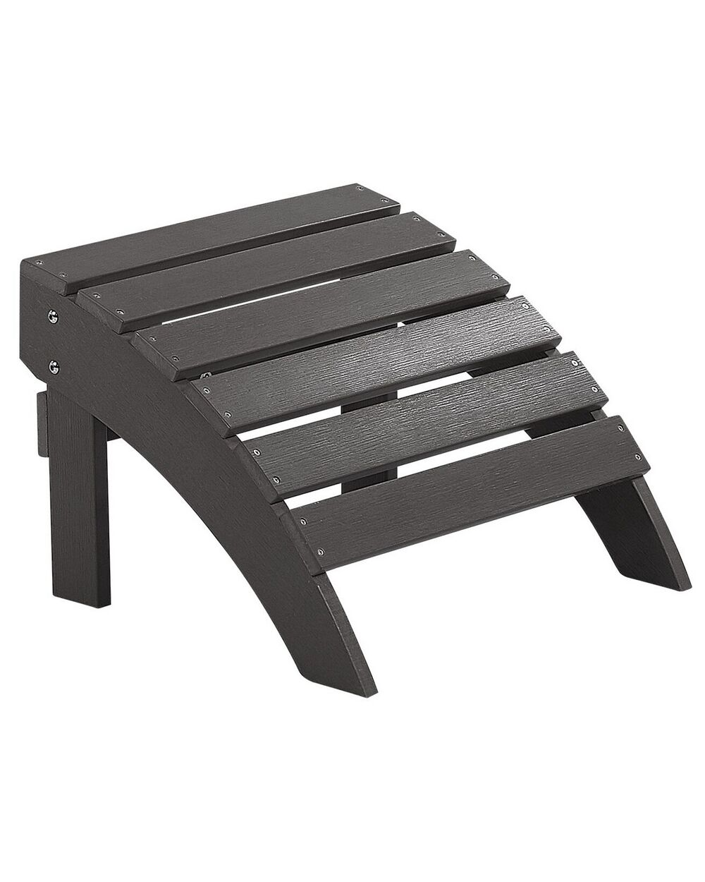 Pouf de grădină ADIRONDACK Gri închis