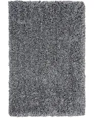 Dywan shaggy CIDE Czarny/ biały 140 x 200 cm_746805