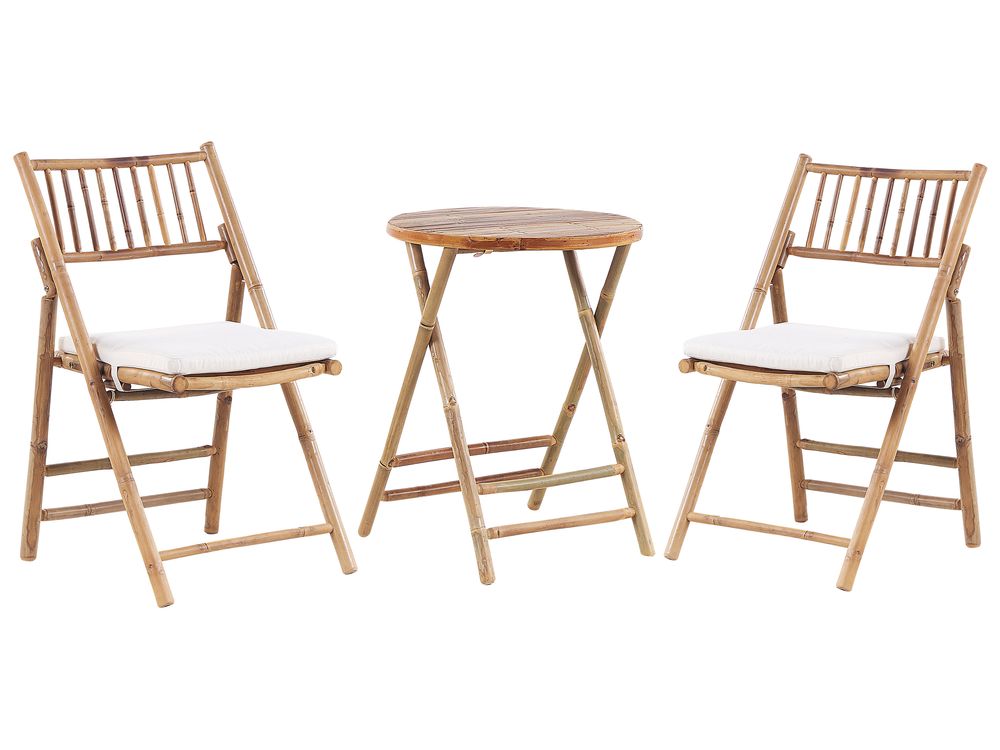 Conjunto de balcón plegable SAVELLETRI Bambú Marrón