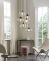 6 Light Glass Pendant Lamp Transparent BEMBOKA_868815