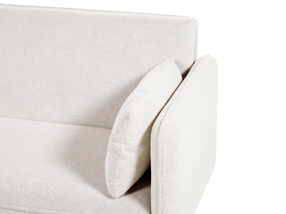 Sofa Bed 3 Seater ASAA Fabric Off-White_894690