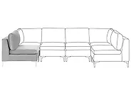 Sillón modular EVJA Terciopelo Gris_1185375