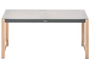Garden Lounge Set with Table and Ottoman 5 Seater NOLA Metal Grey_998385