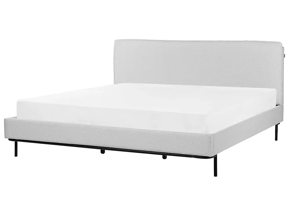 Bed Fabric CORIO 180 x 200 cm (EU Super King) Light Grey_1183833