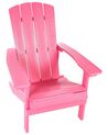 Zahradní židle růžová ADIRONDACK_918253
