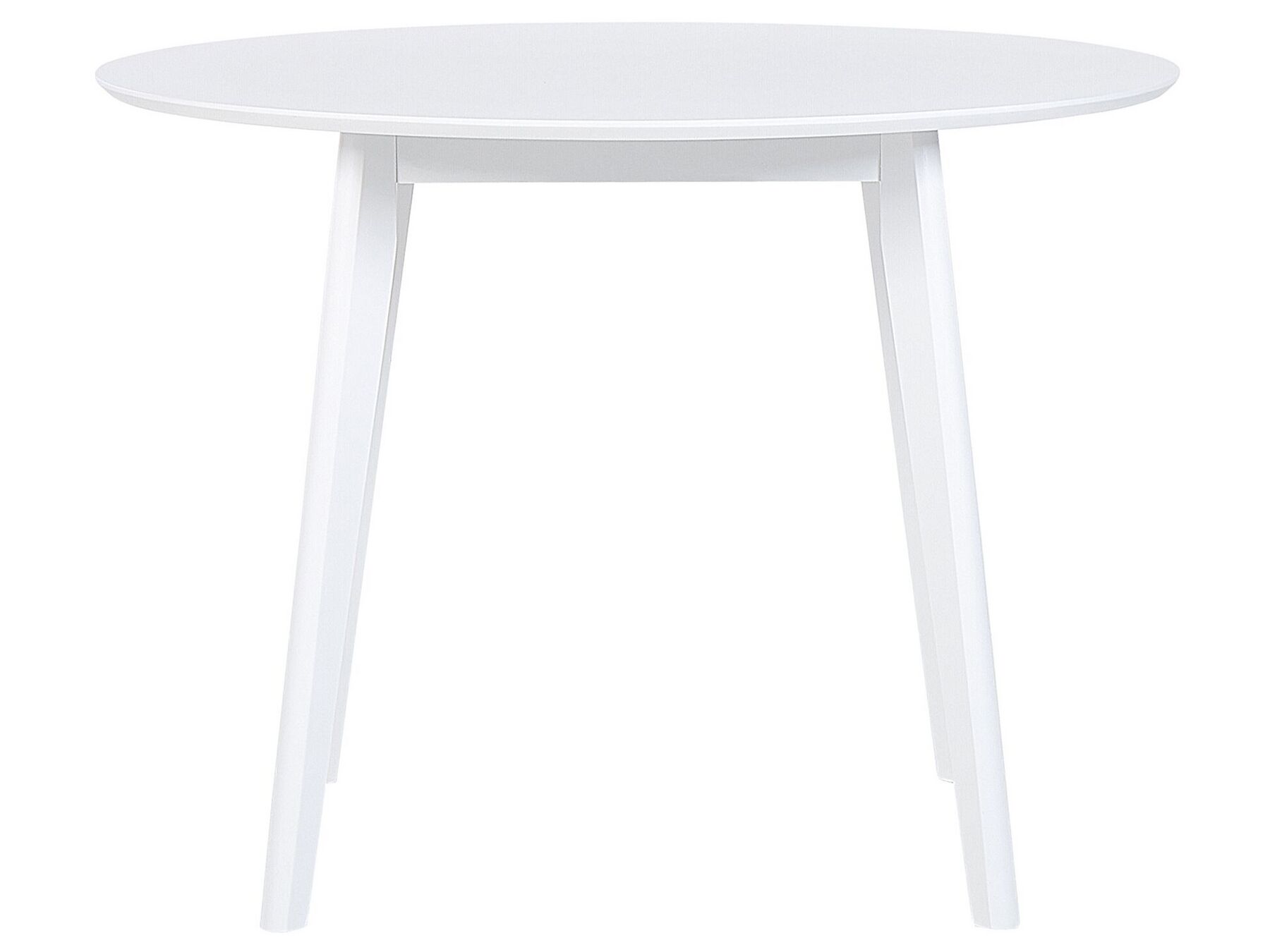 Tavolo da pranzo legno bianco ⌀ 100 cm ROXBY_792008