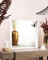 Miroir mural blanc 50 x 50 cm BRIGNOLES_749670