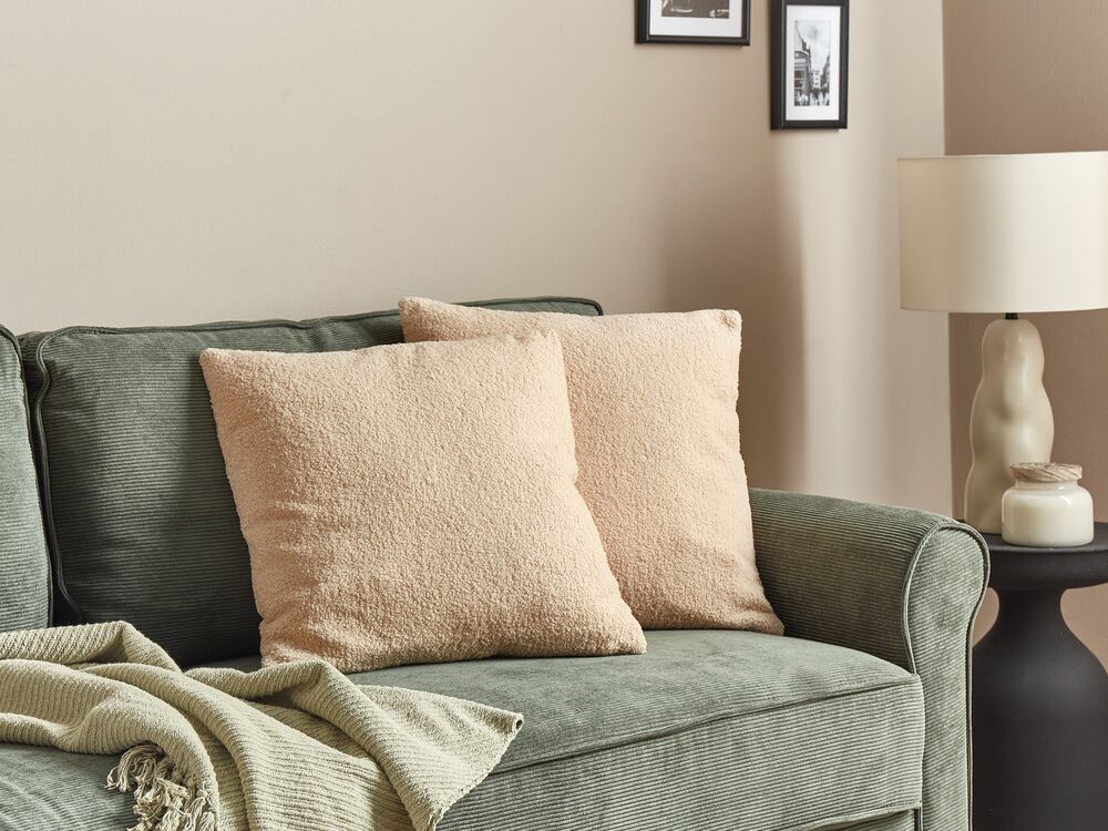 Sand coloured cushions store