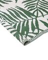 Tapis extérieur vert foncé au motif feuilles de palmier 180 x 270 cm KOTA_918389