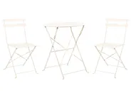 Bistro Set FIORI Metal Off-White_1063520