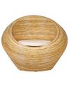 Cadeira de jardim em rattan de cor natural MAIORI_928263