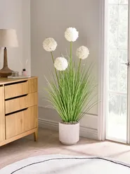 Artificial Plant SNOWBALL BUSH 120 cm White_1018402