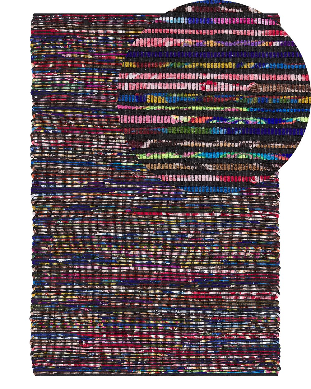 Tapis BARTIN Noir 140 x 200 cm
