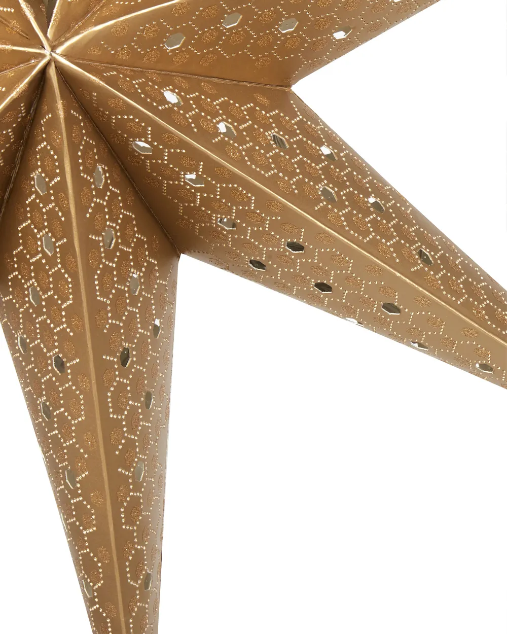 Set di 4 decorazioni da appendere LED KAMET 60 cm Stella Multicolore_947700
