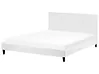 Bed Velvet FITOU 180 x 200 cm (EU Super King) White
