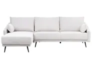 Corner Sofa 3 Seater VARDE Fabric Off-White Right Hand_965999