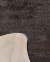 Alfombra de acrílico marrón/blanco 130 x 170 cm BOGONG_820294