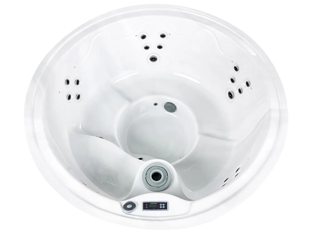 Vasca idromassaggio da esterno con LED MARFIL Grigio scuro_1069413
