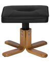 Kontorsstol med fotpall massage + värmefunktion svart RELAXPRO_745560