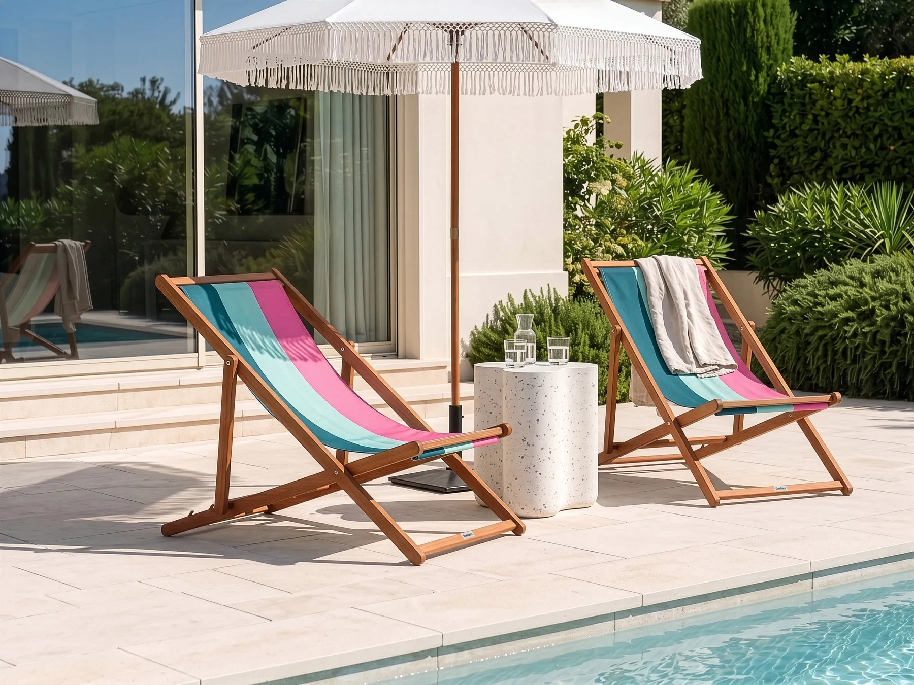 Teli da sdraio ANZIO/AVELLINO 113 x 44 cm Multicolore_1073678