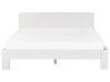Dřevěná postel 160 x 200 cm bílá ROYAN_925901