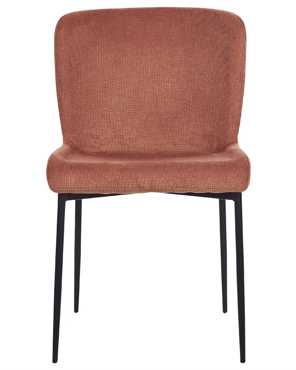 Set di 2 sedie da pranzo ADA Tessuto Marrone_873317