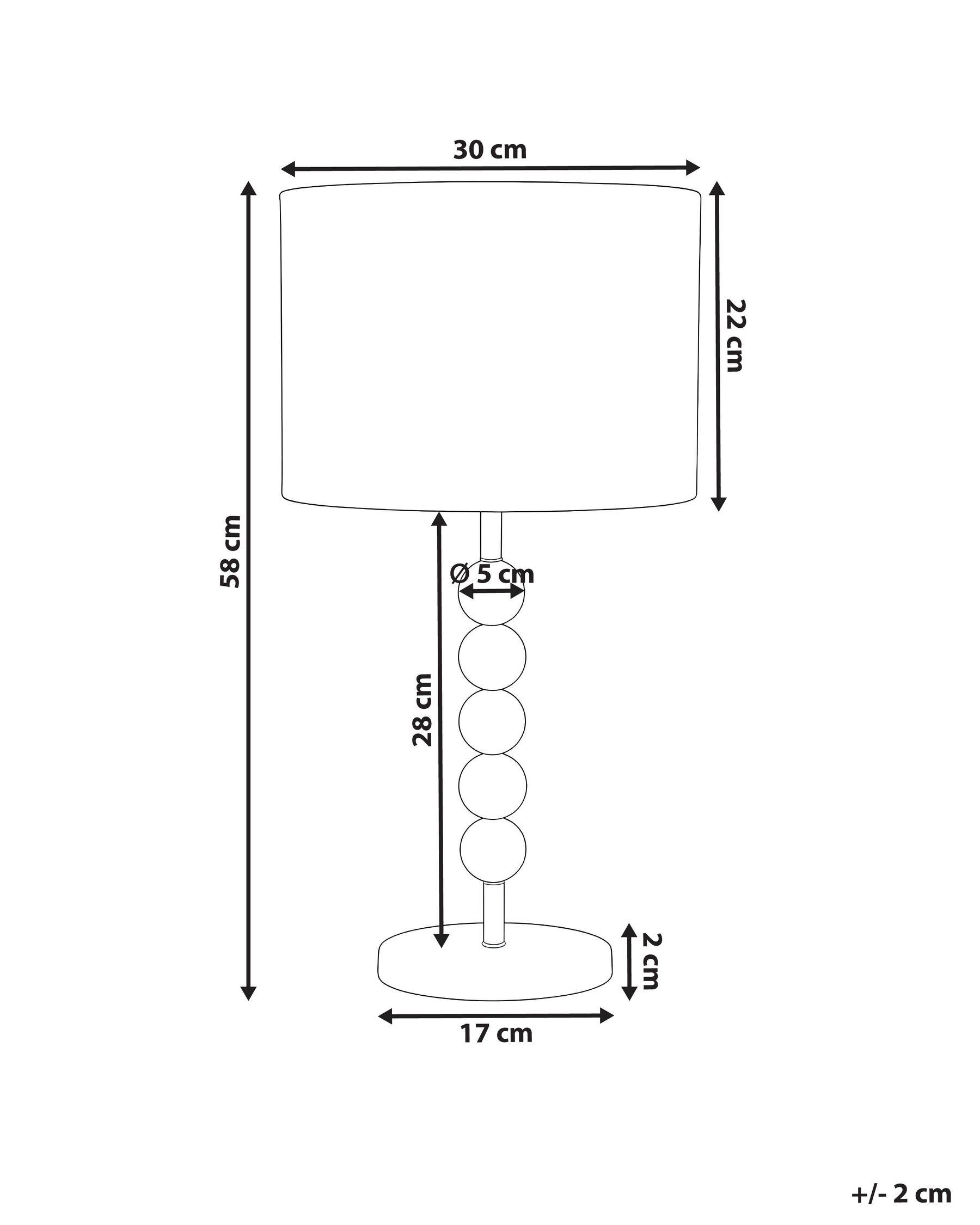 Lampada da tavolo LOKY Metallo Beige_1067614