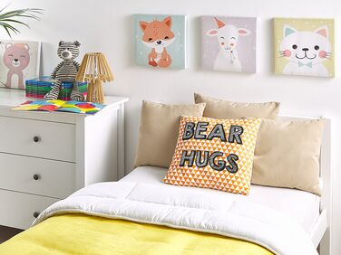 Cotton Kids Cushion Print 40 x 40 cm Orange RADZKOT