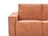 Jumbo Cord Electric Recliner Sofa Orange NUKARI_927543