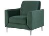 Conjunto de sofás com 6 lugares em veludo verde FENES_730528