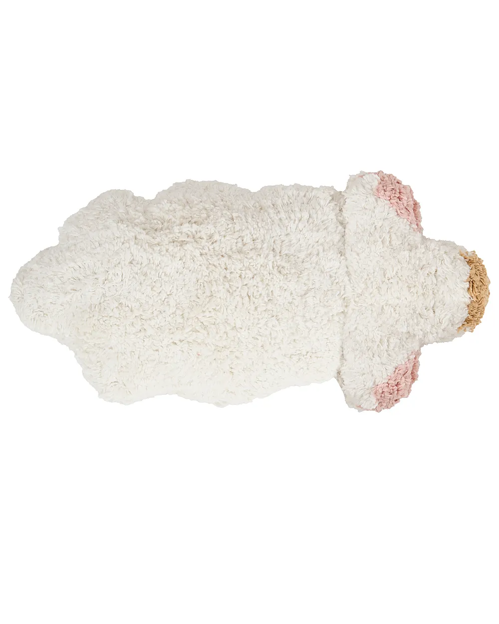Tappeto per bambini ANEGUNDI  Marrone chiaro ø 120 cm Cotone con cuscino_1154918