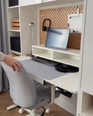 LED Desk Lamp CAROY with Wireless Charger Grey_1056747